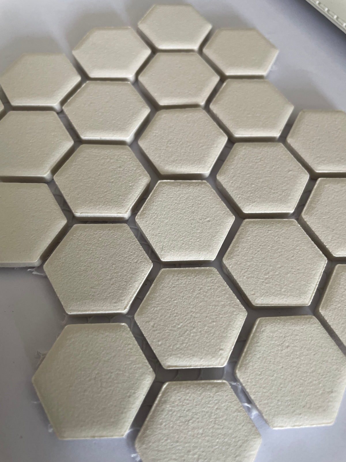 Hexagons White