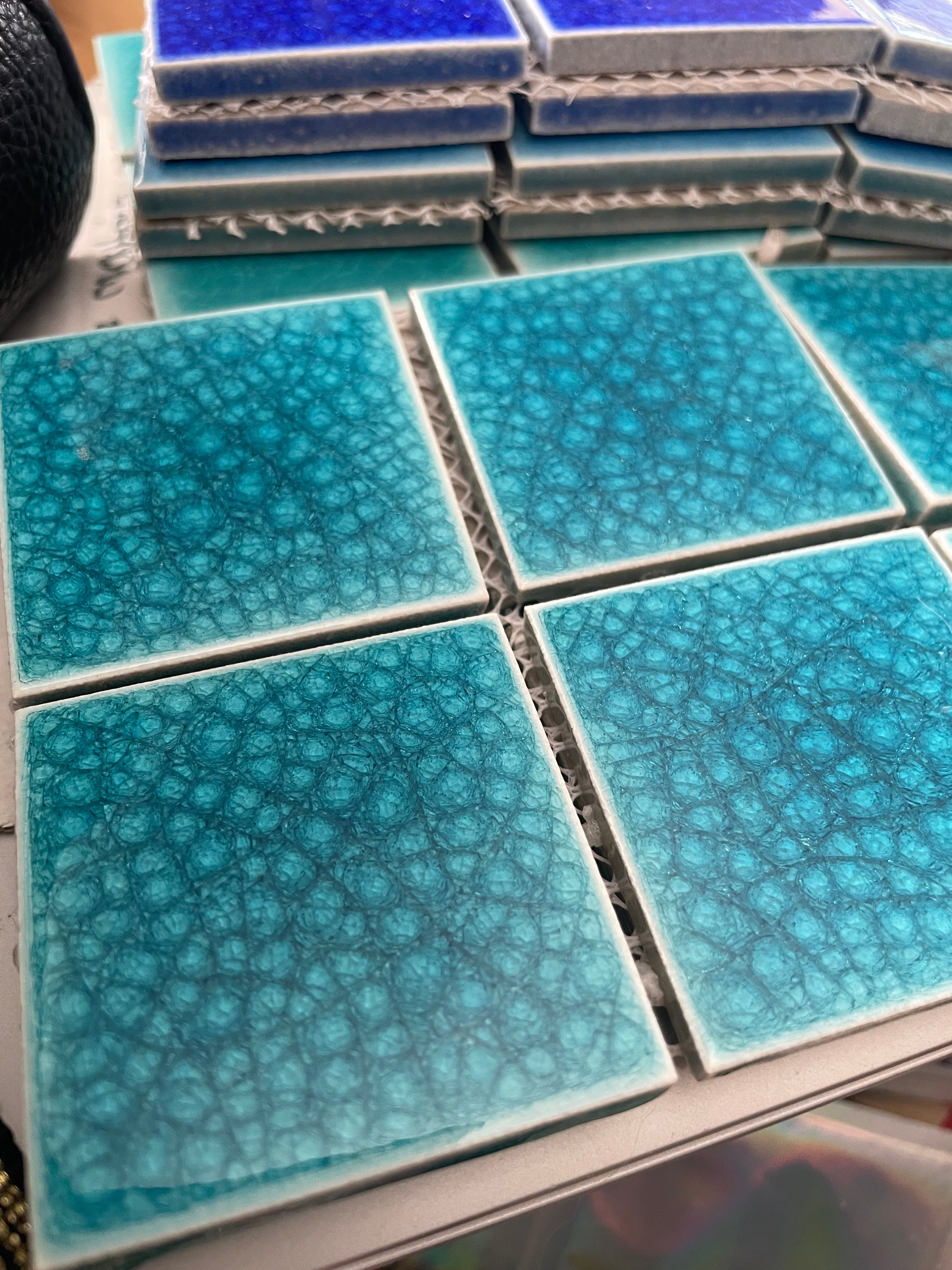 Crackle Gloss Squares - Whitsunday