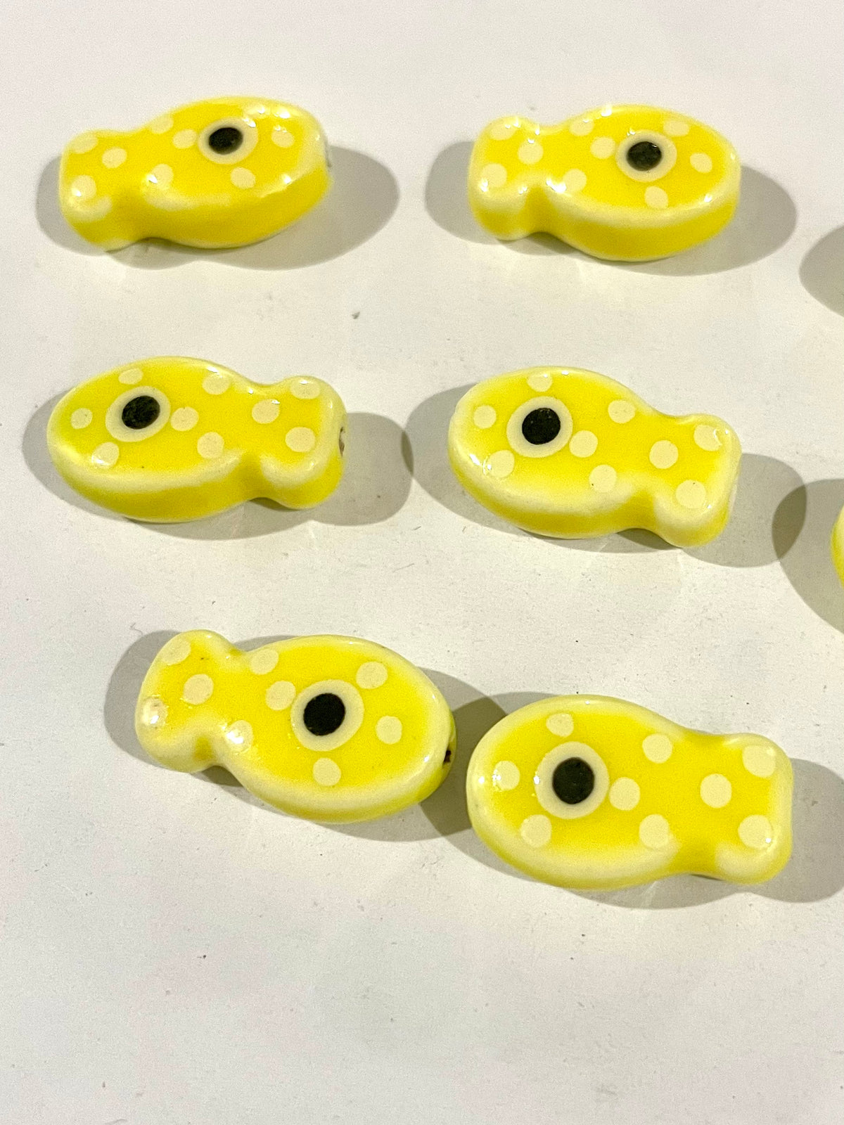 Spotty Fishies - Yellow