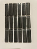 Glass Bars - Silver Stripe