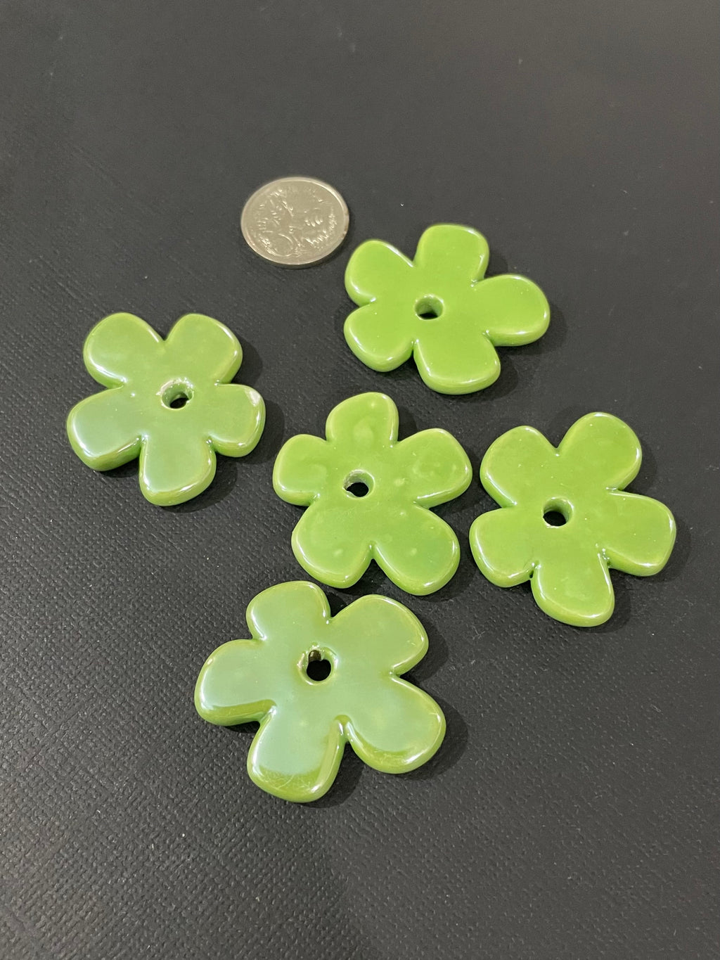 Ceramic Flowers - Green