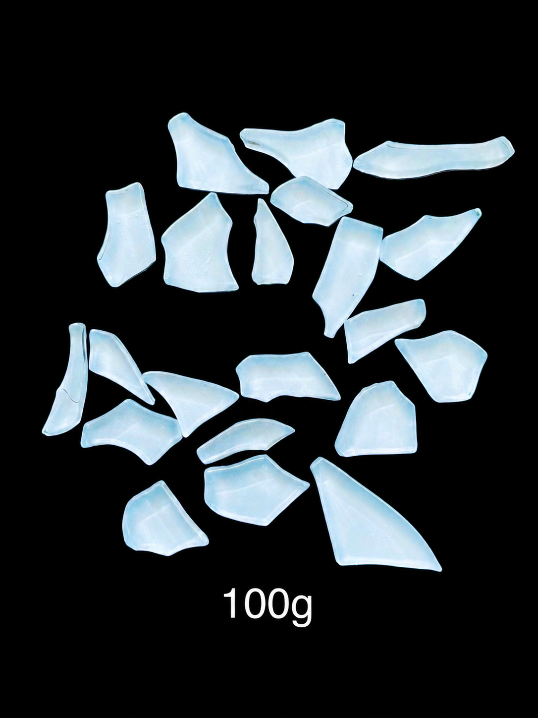 Puzzle pieces - light blue