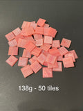 20mm Glass Tile - Lolly Pink