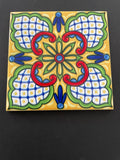 Decorative Tile - Yellow Burst
