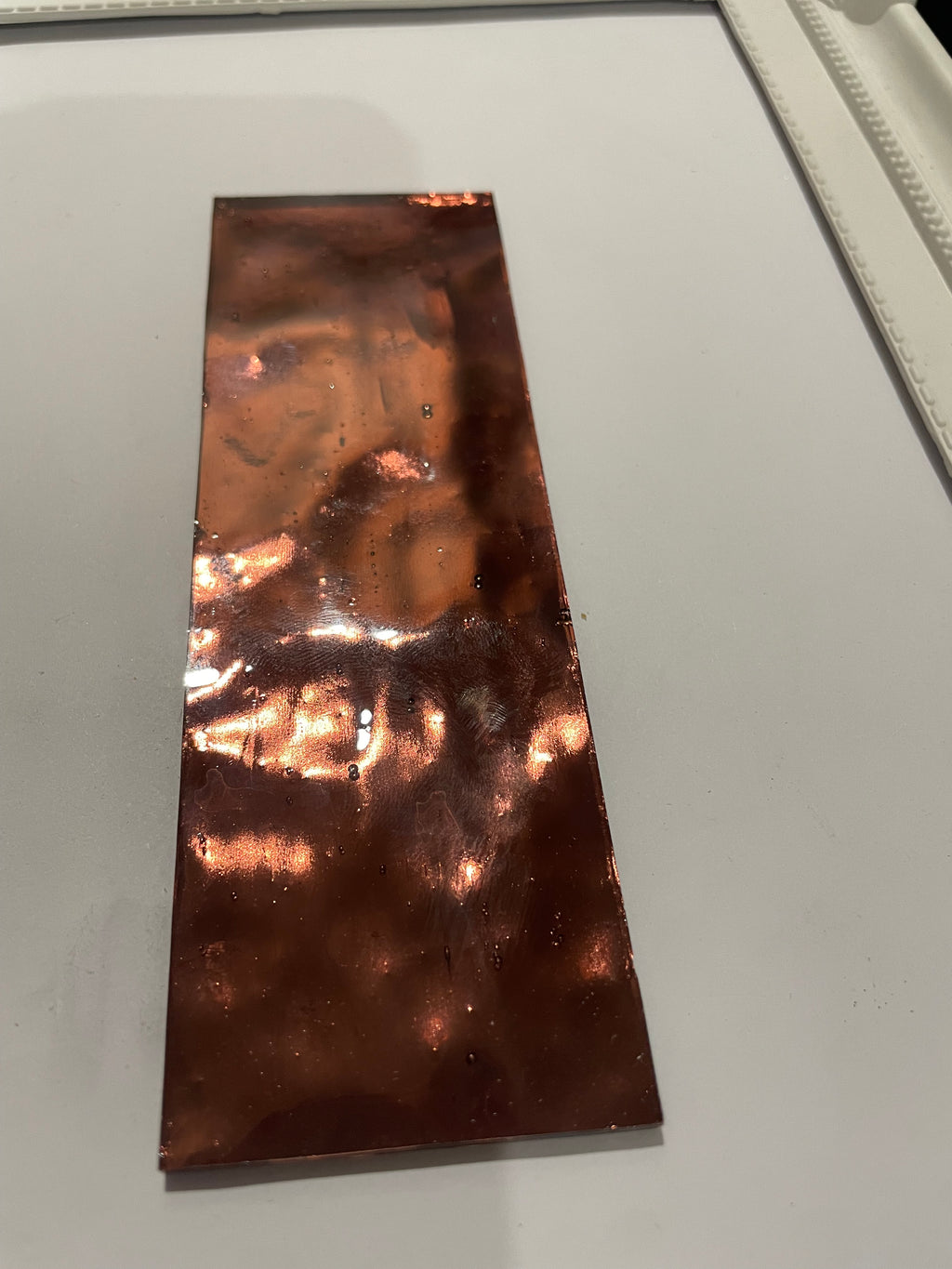 Mirrored Glass Sheet - Deep Plum
