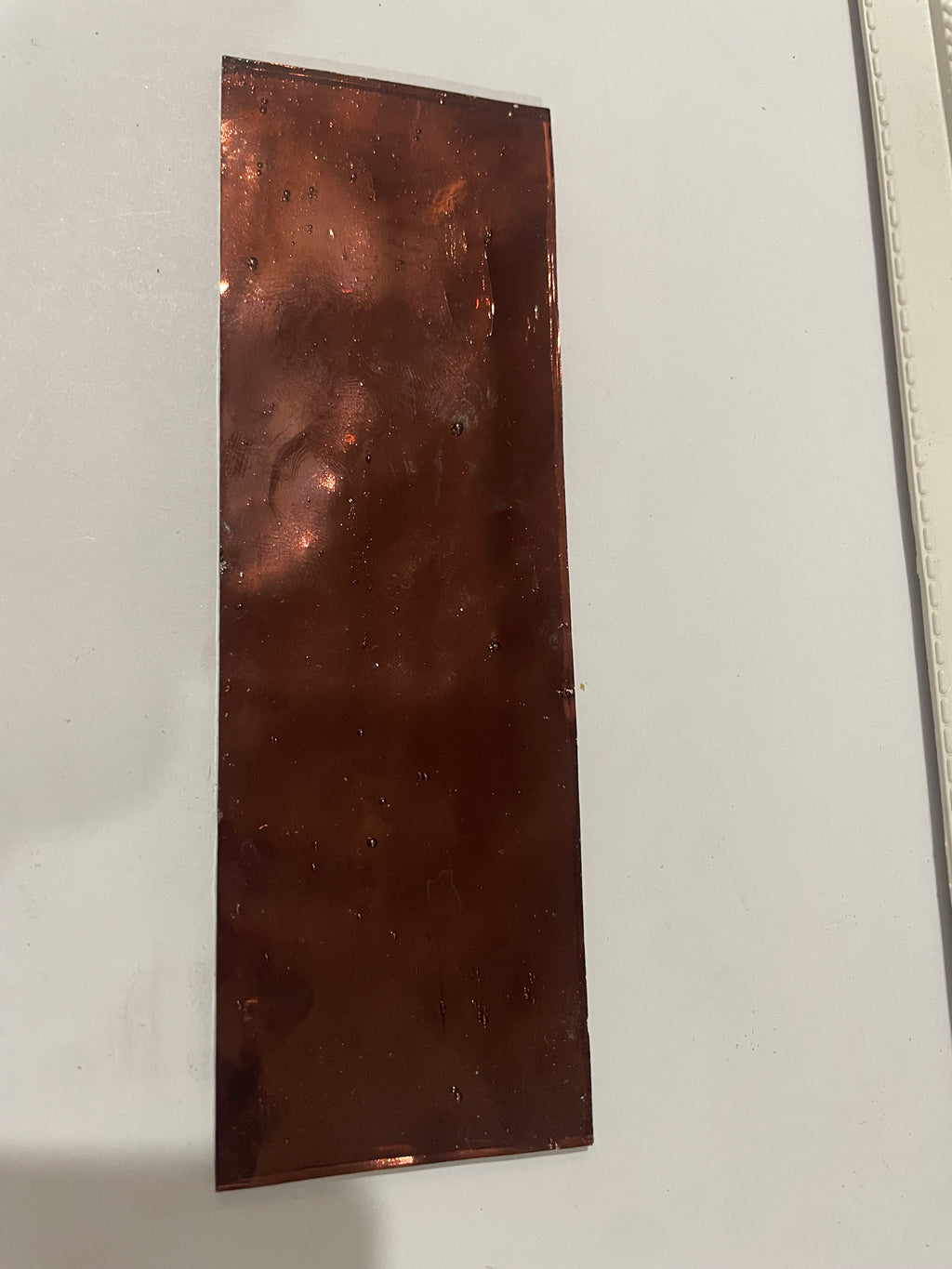 Mirrored Glass Sheet - Deep Plum