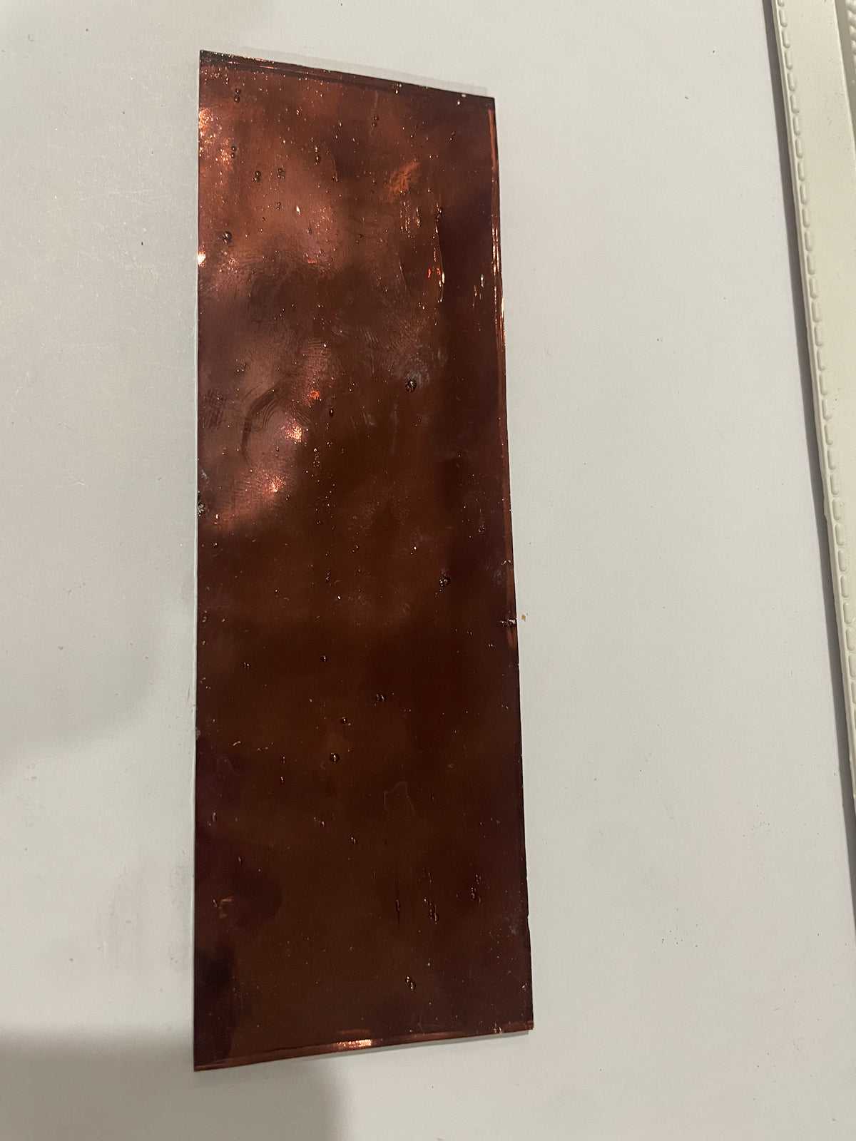 Mirrored Glass Sheet - Deep Plum