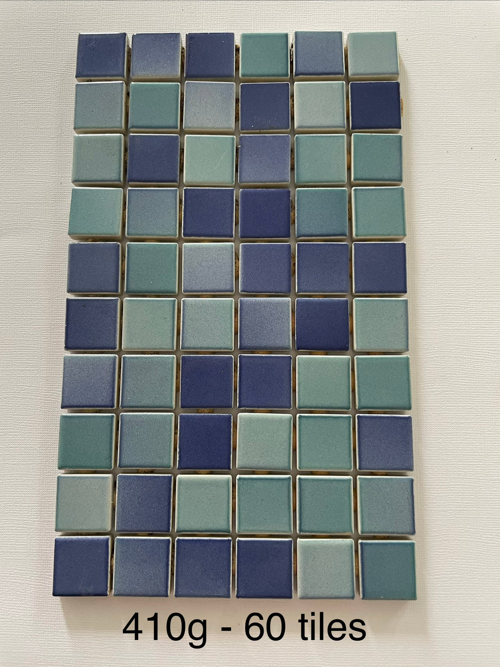 2.5cm Ceramic Tile - Summer Blues