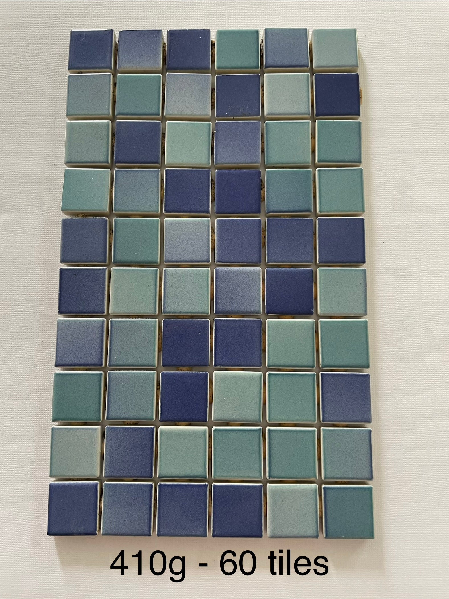 2.5cm Ceramic Tile - Summer Blues