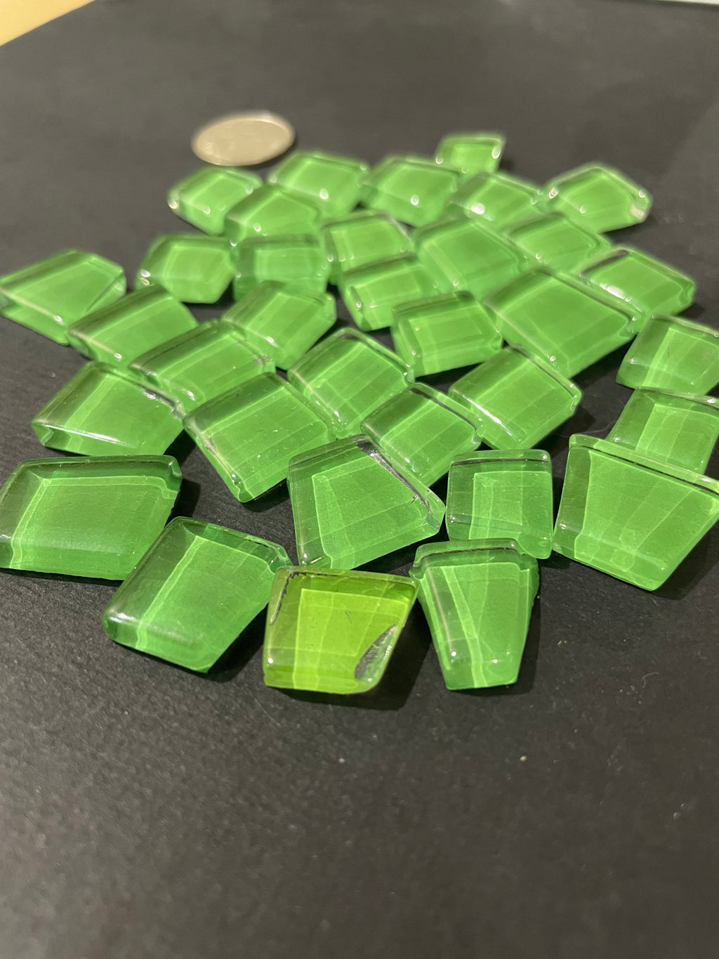 Green Glass Snippets