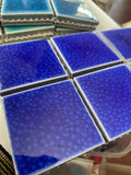Crackle Gloss Squares - Pacific
