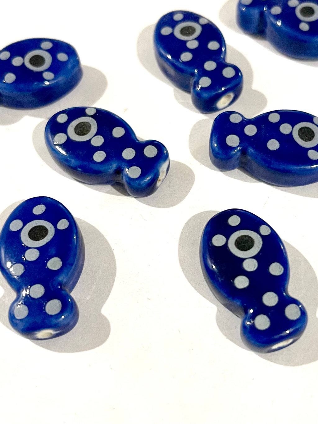 Spotty Fishies - Dark Blue