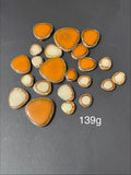 Ceramic Pebbles - Orange