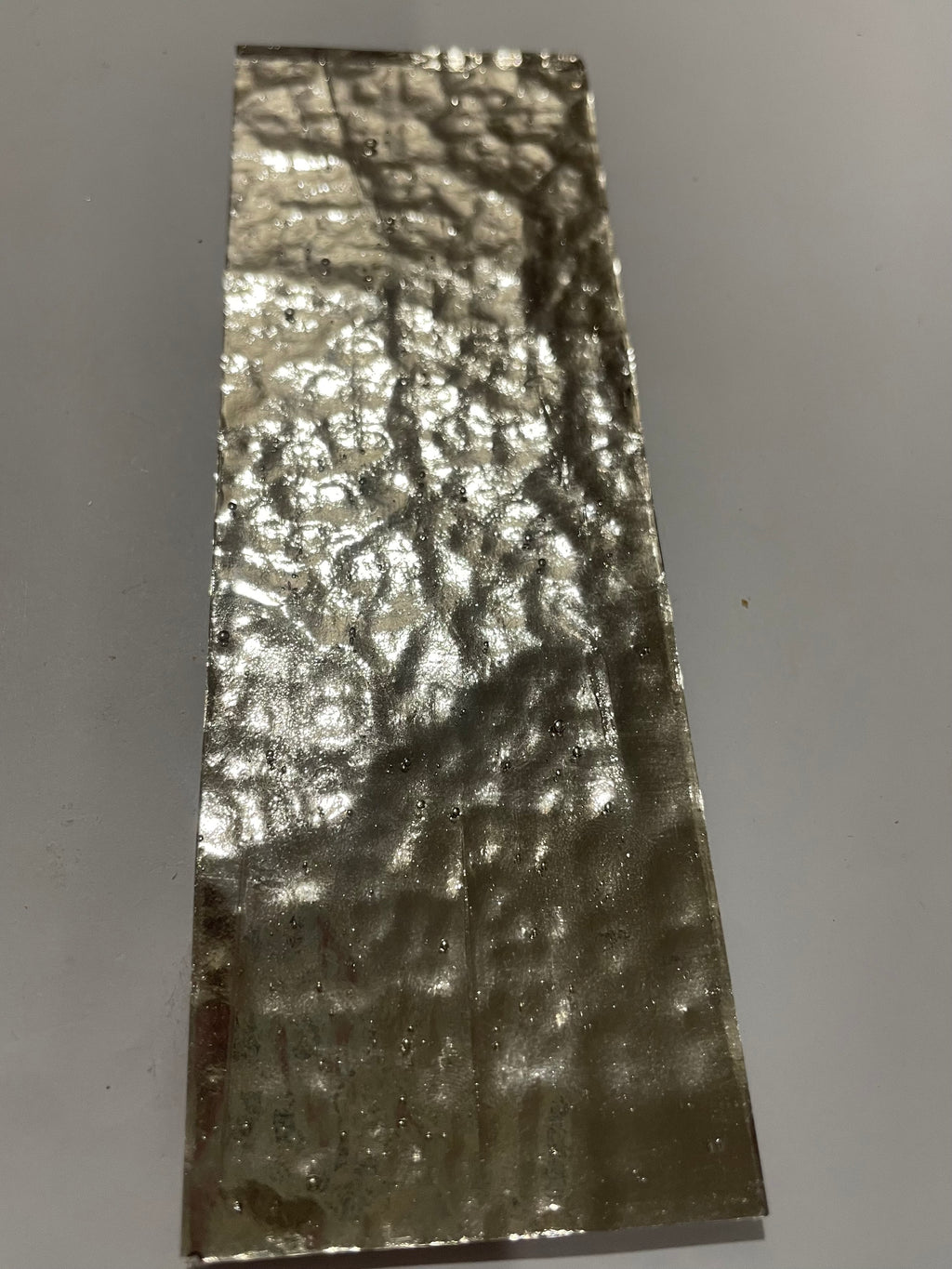 Mirrored Glass Sheet - Silver Wavy