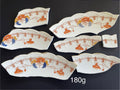 Orange and brown crockery