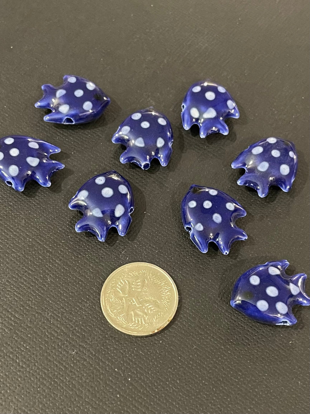 Ceramic Fishies - Deep Blue