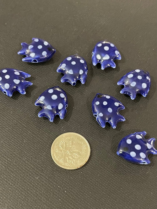 Ceramic Fishies - Deep Blue