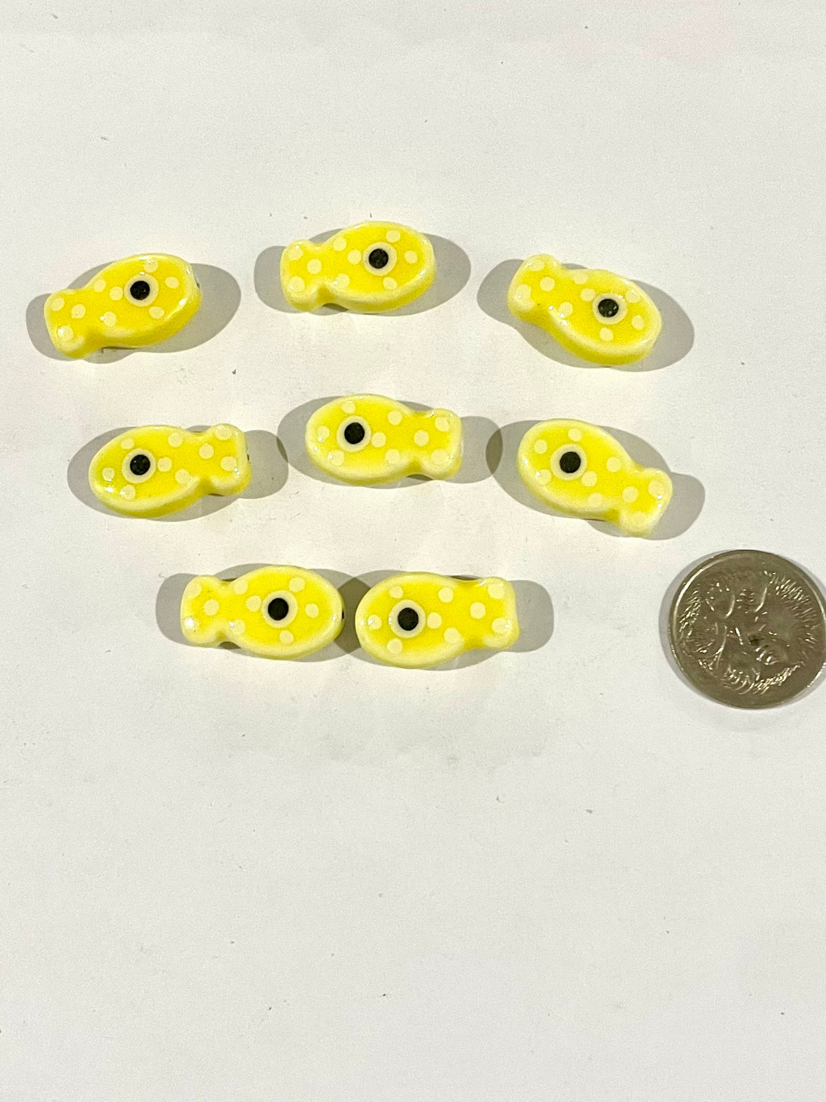 Spotty Fishies - Yellow