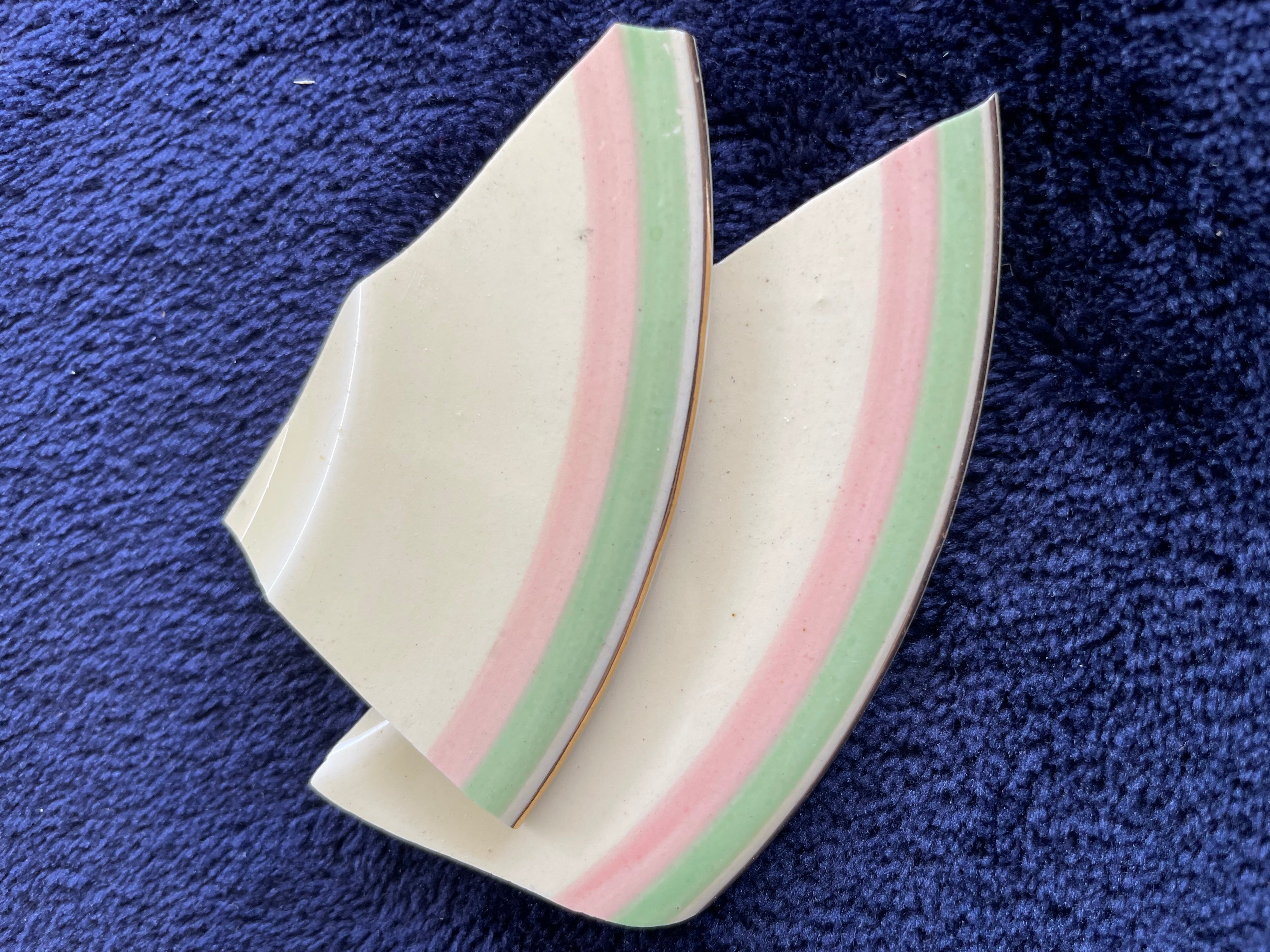 Yellow with Pink Green trim