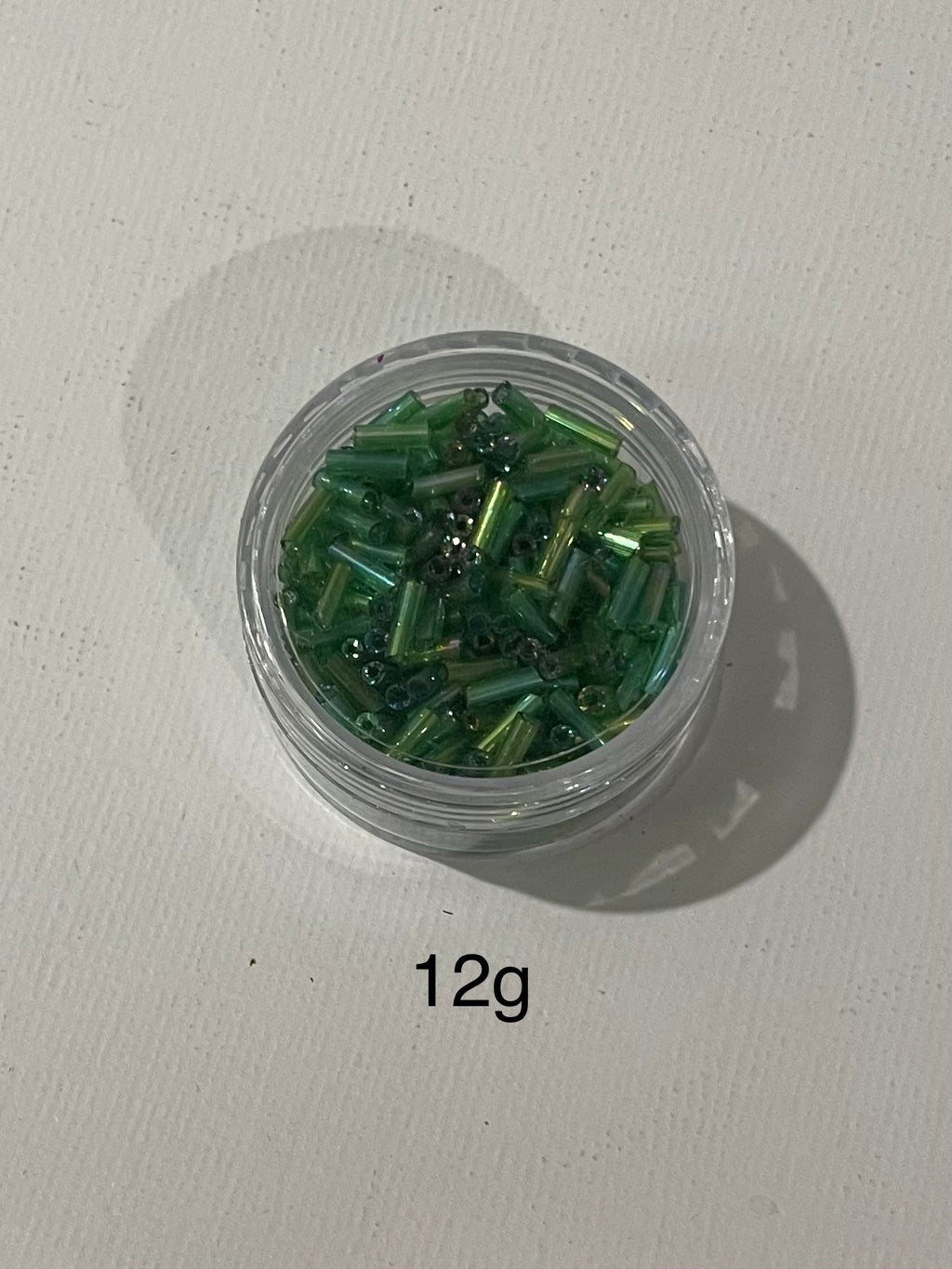 Tube beads - Green