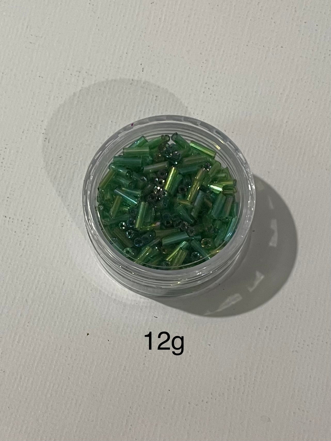 Tube beads - Green