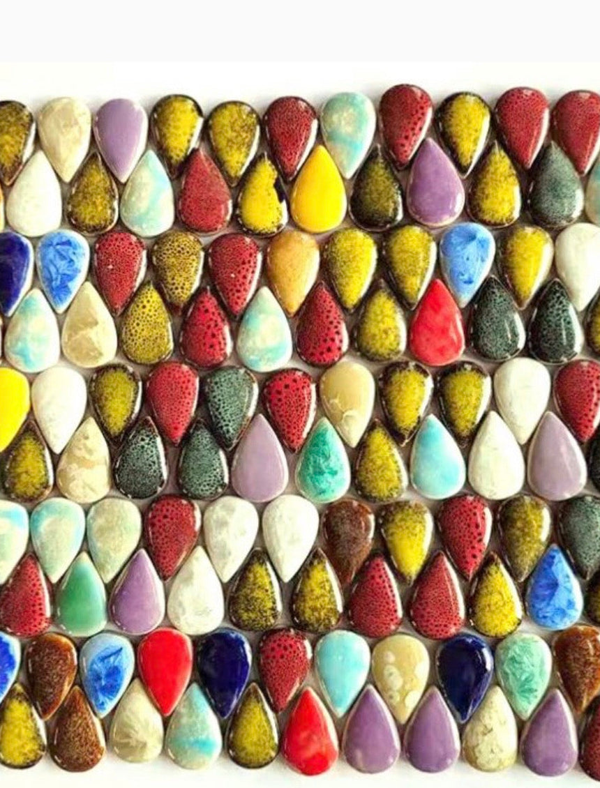 Ceramic Teardrops (small) 18x28mm