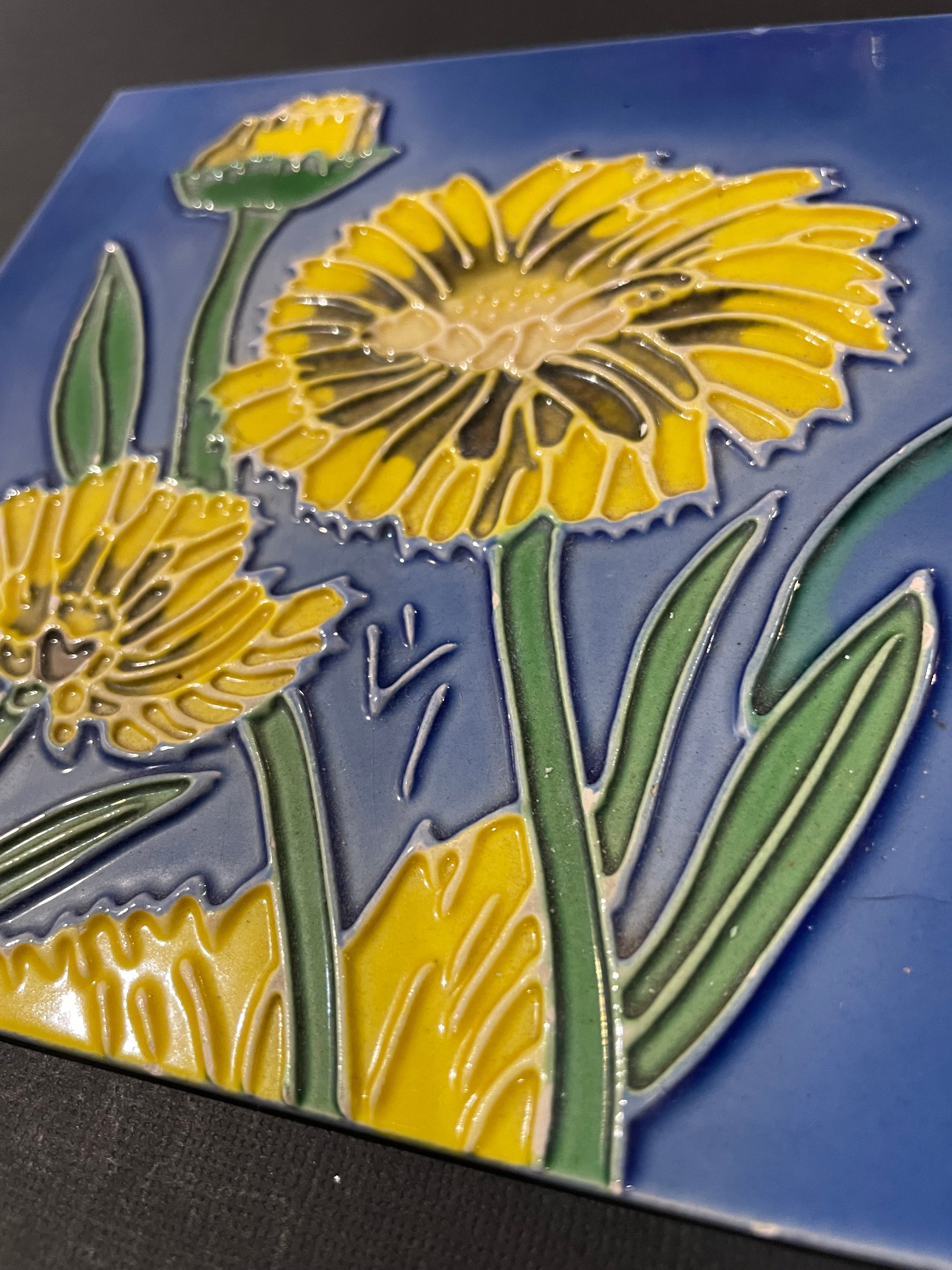Hand Painted 3D Feature Tile
