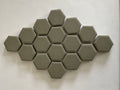 Hexagons Charcoal Grey