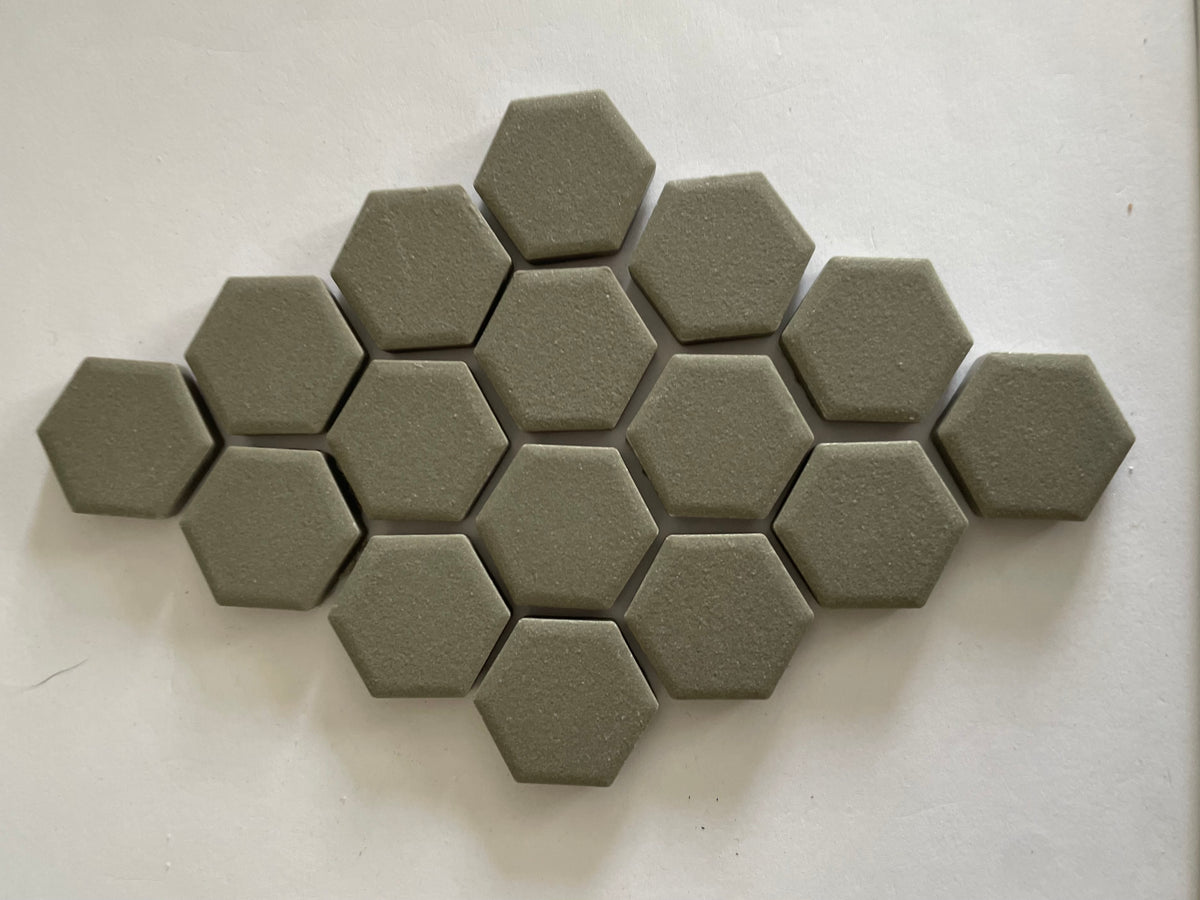Hexagons Charcoal Grey