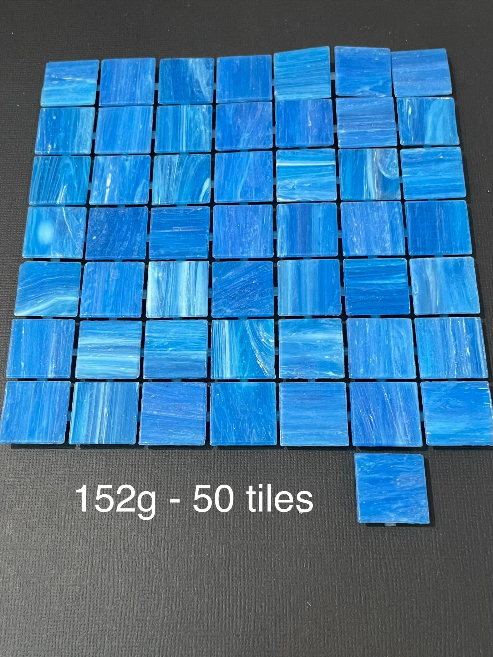 20mm Glass Tiles - Blue Heaven