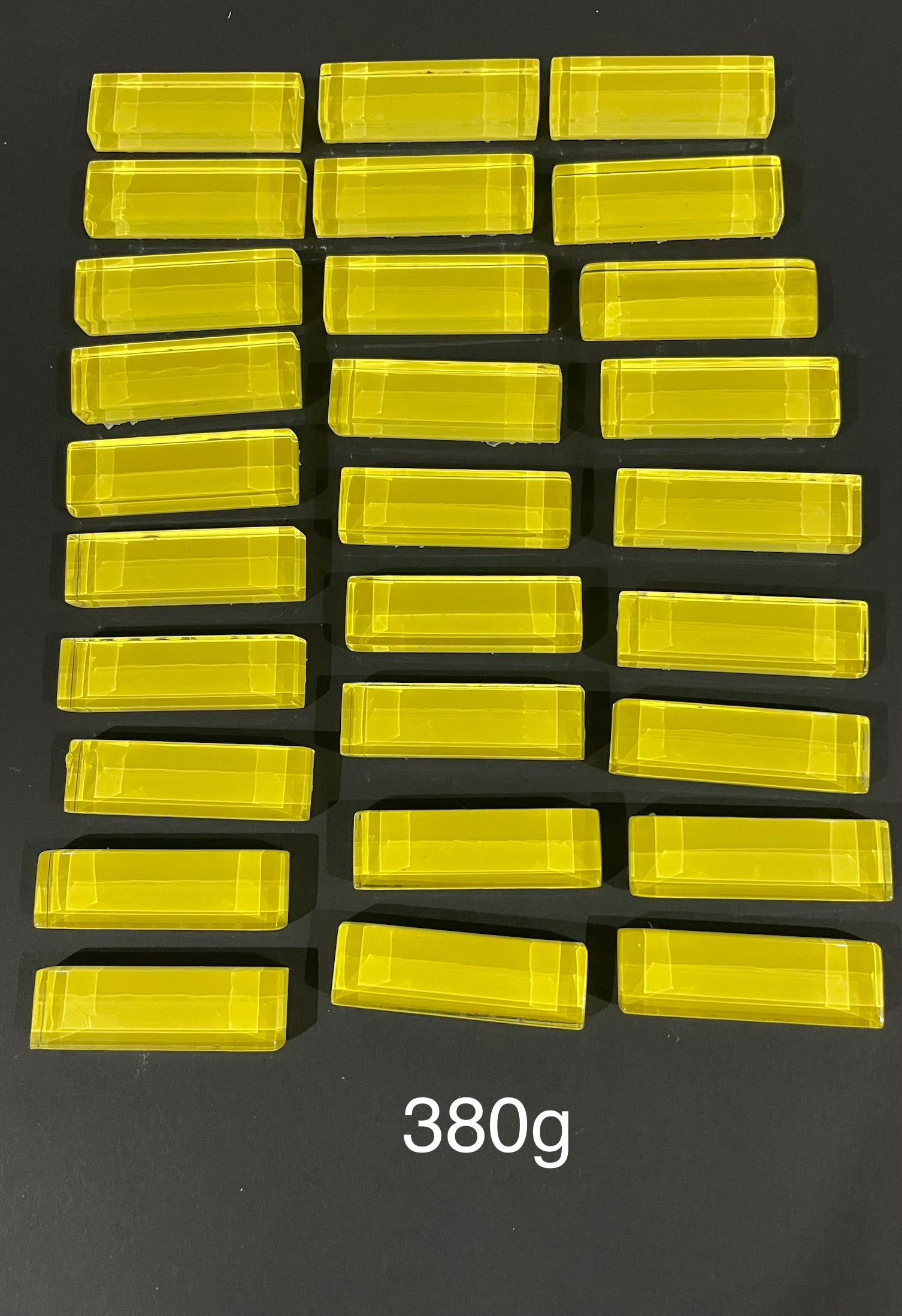 Glass Bars - Small Yellow