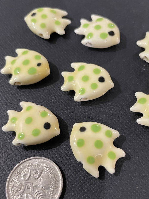 Ceramic Fishies - Yellow
