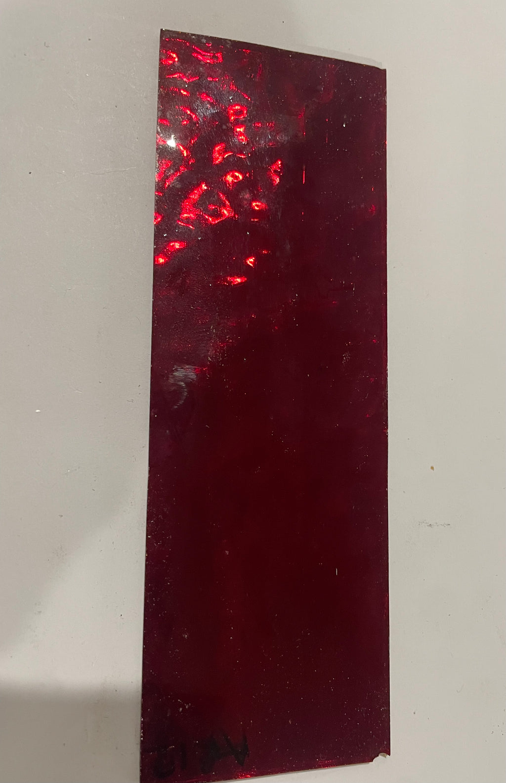 Mirrored Glass Sheet - Wine Wavy