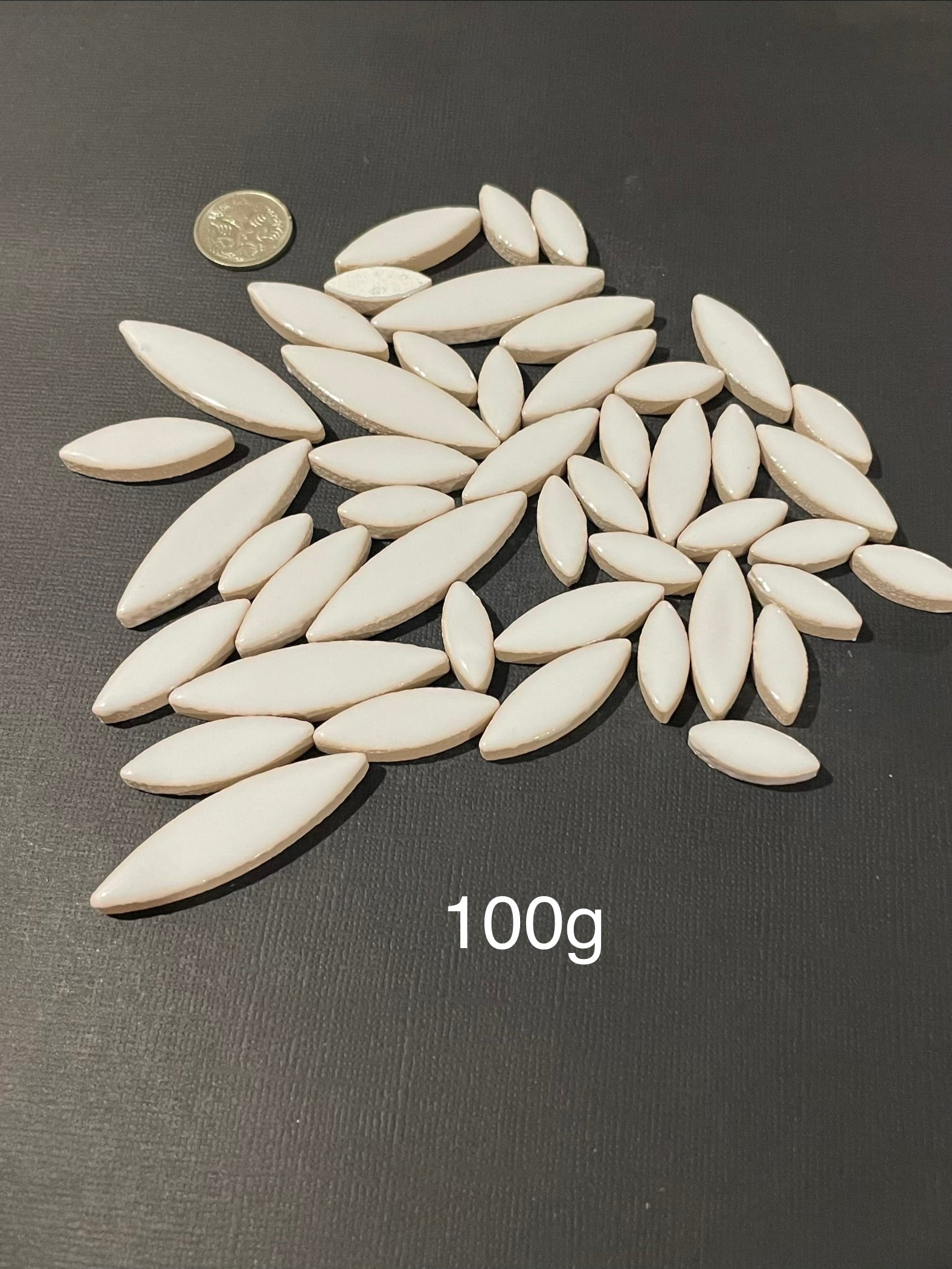 Ceramic Petals - White