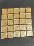 Glitter Glass Tiles - Rose Gold