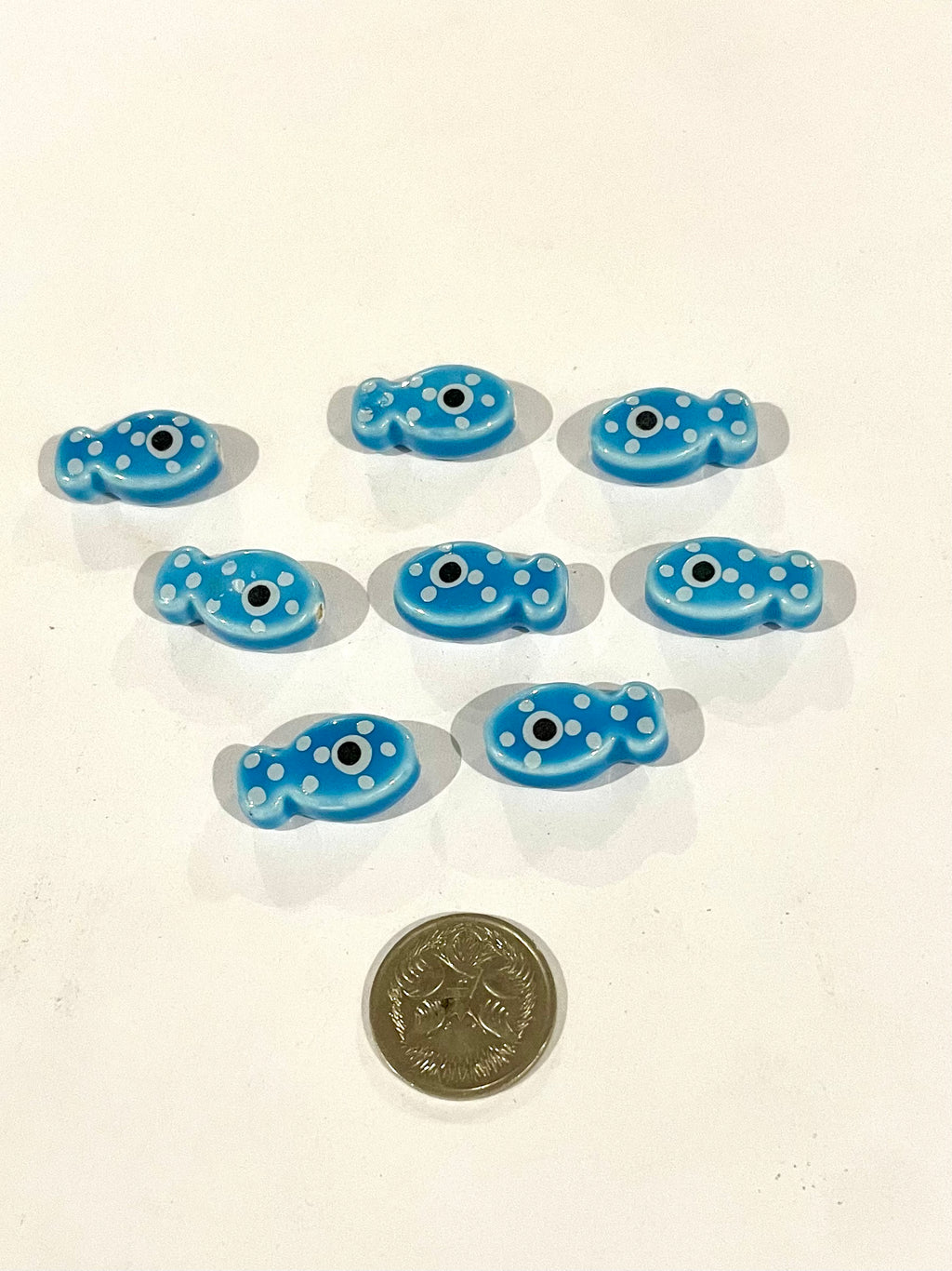 Spotty Fishies - Teal