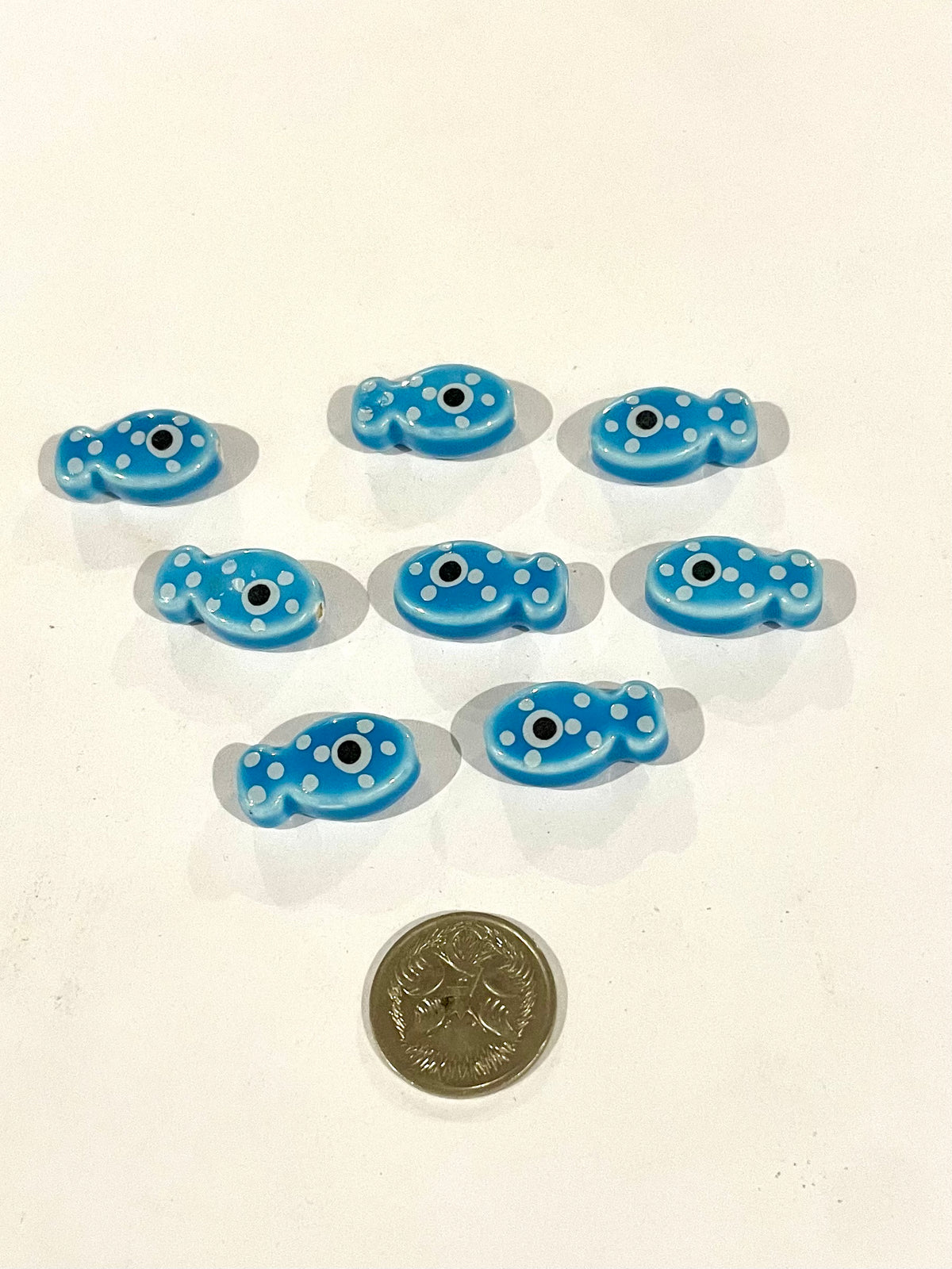 Spotty Fishies - Teal