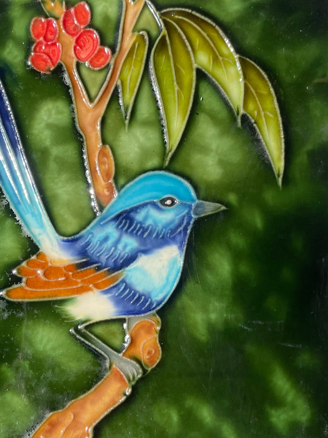 Stunning 3D tile - Superb Fairy Wren