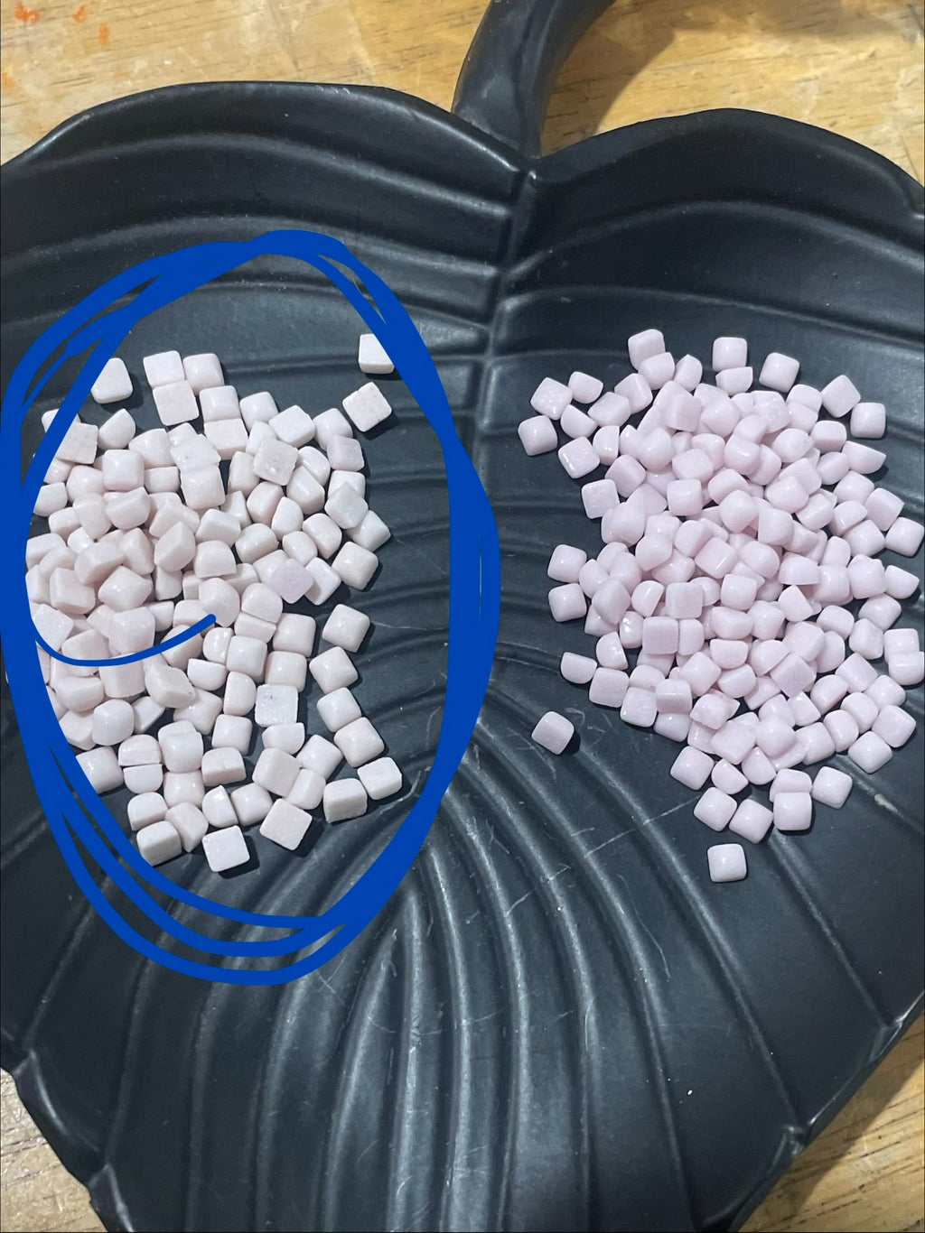 Micro Squares - Palest Pink
