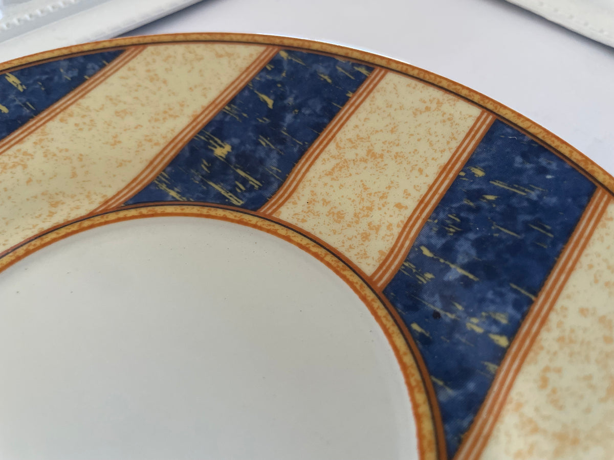 Whole Saucer - Art Deco banded