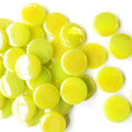 Glass Penny Rounds - Daffodil Yellow