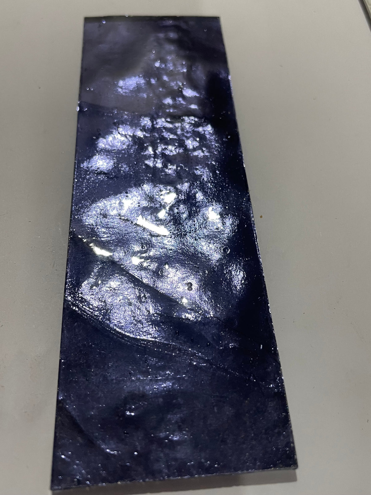 Mirrored Glass Sheet - Purple Wavy