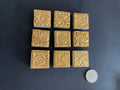 Ceramic Squares - Aztec Gold