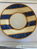 Whole Saucer - Art Deco banded