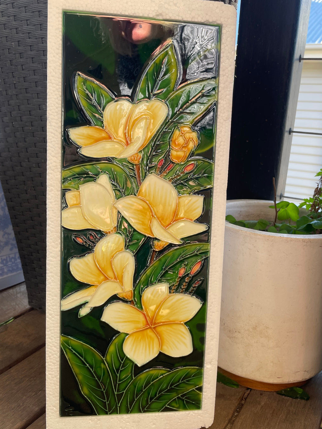 Stunning 3D tile - Frangipani