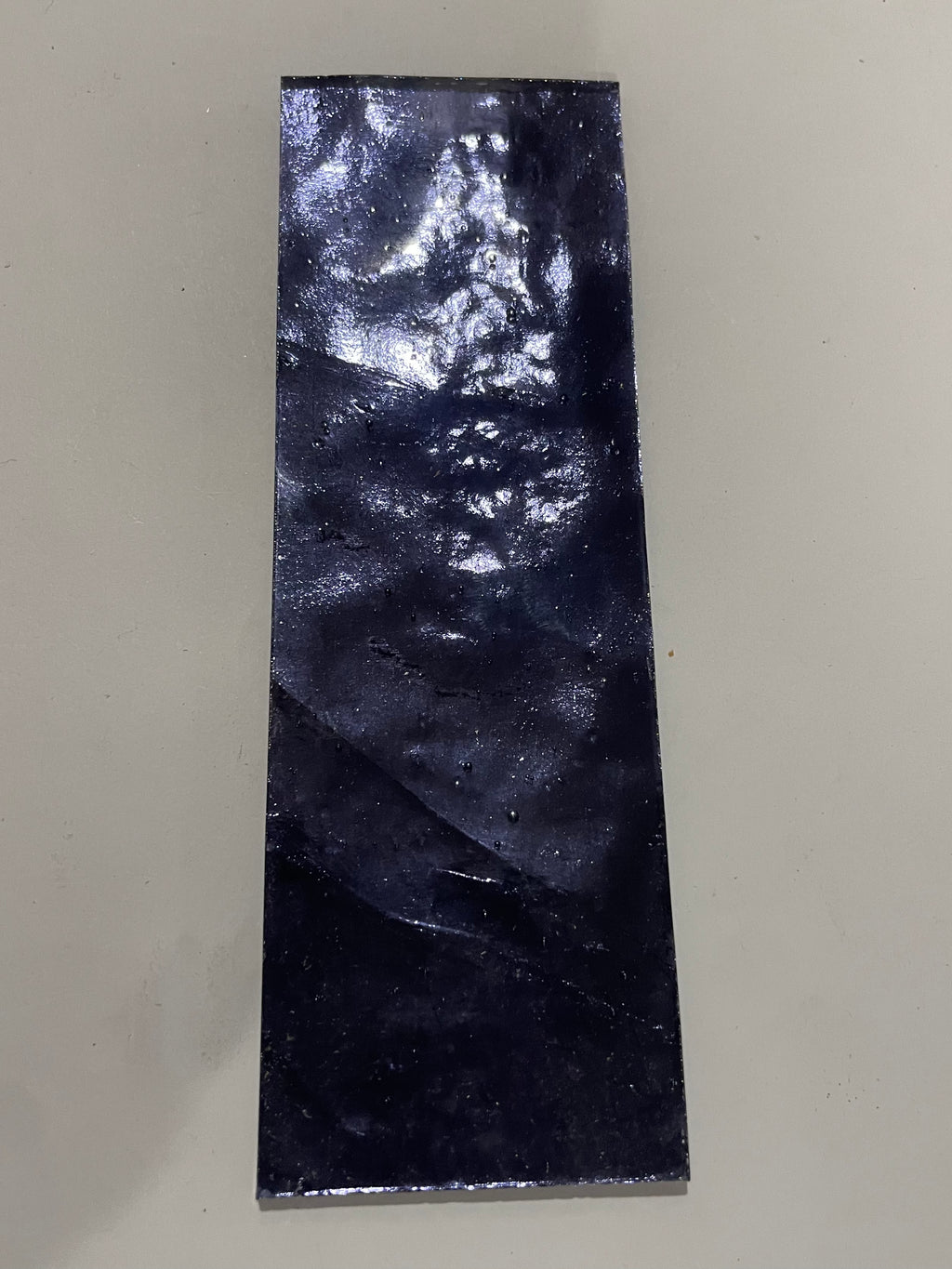 Mirrored Glass Sheet - Purple Wavy