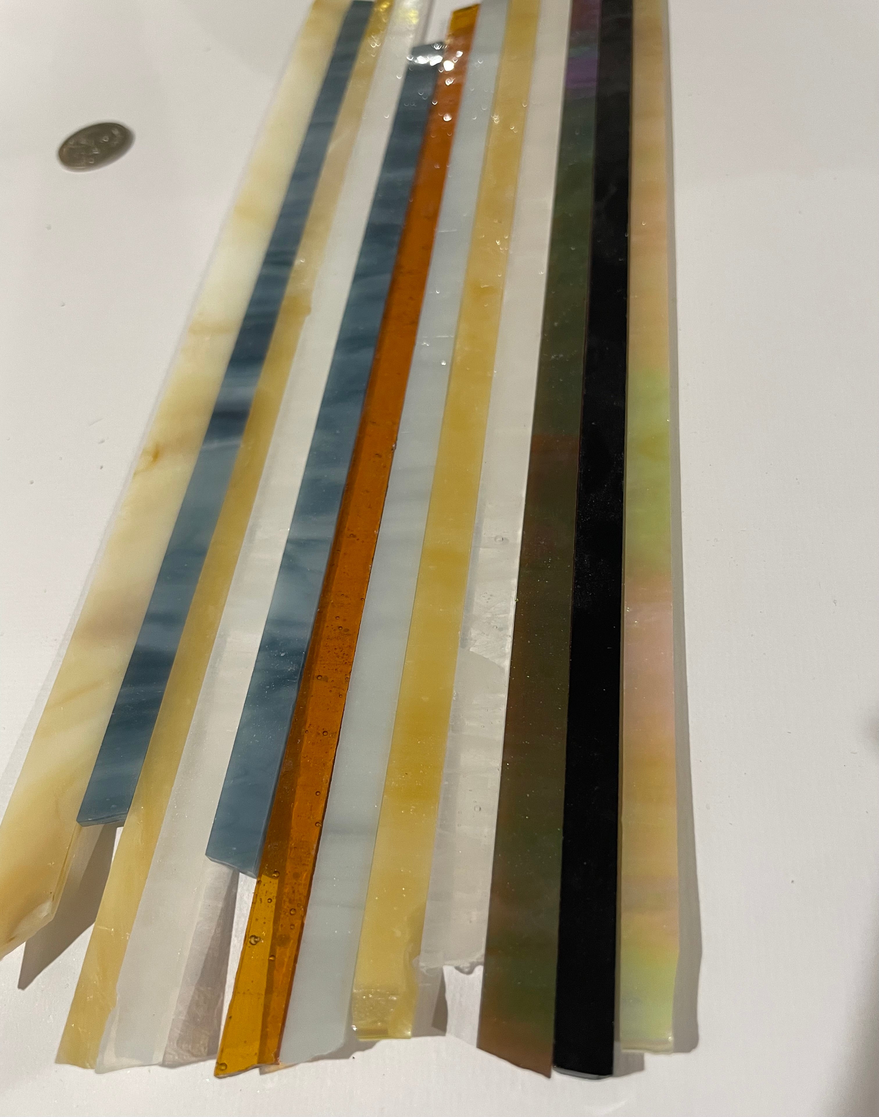 Stained Glass Strips - Neutral Mix Lg