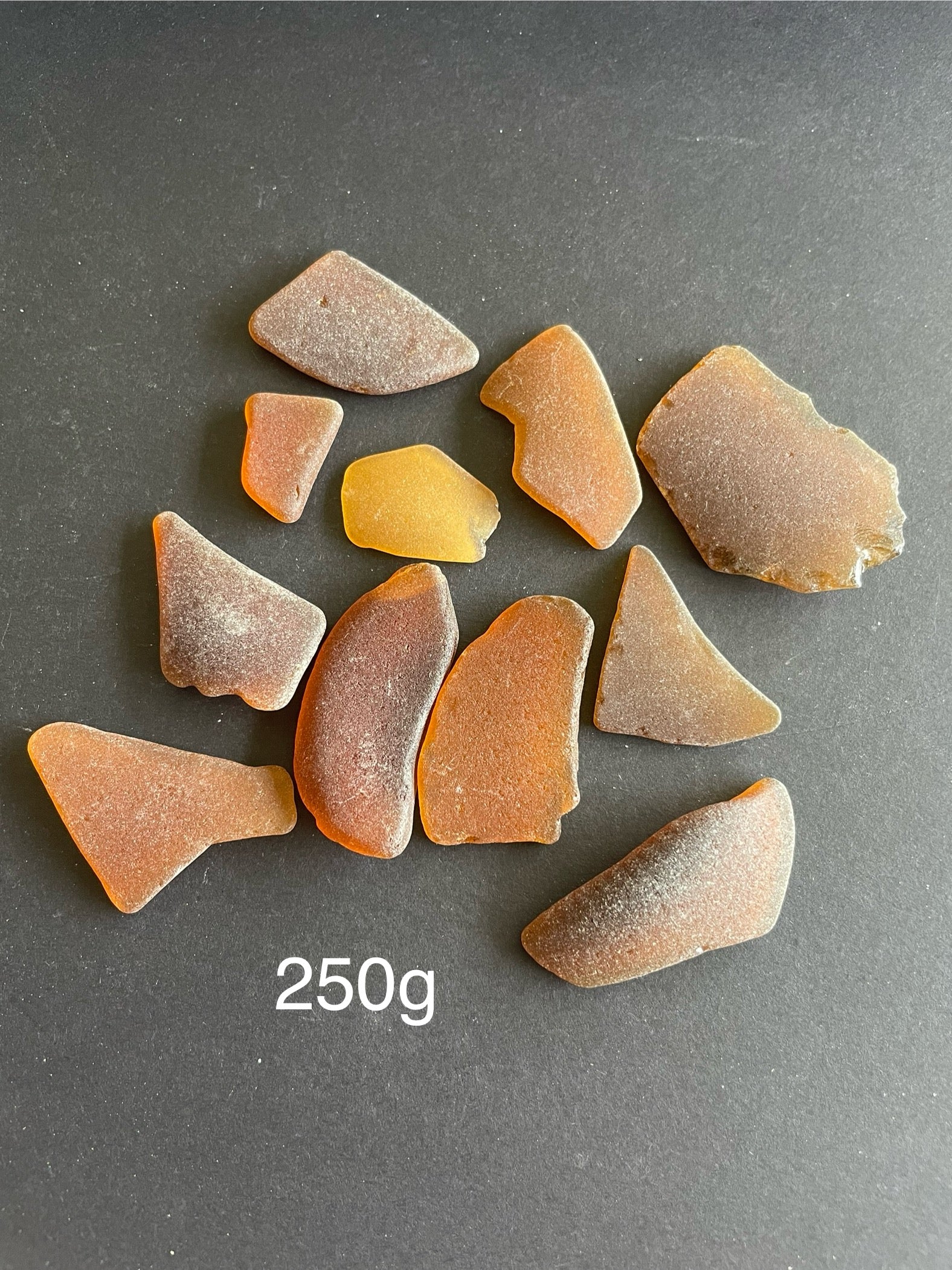 Small Amber Seaglass