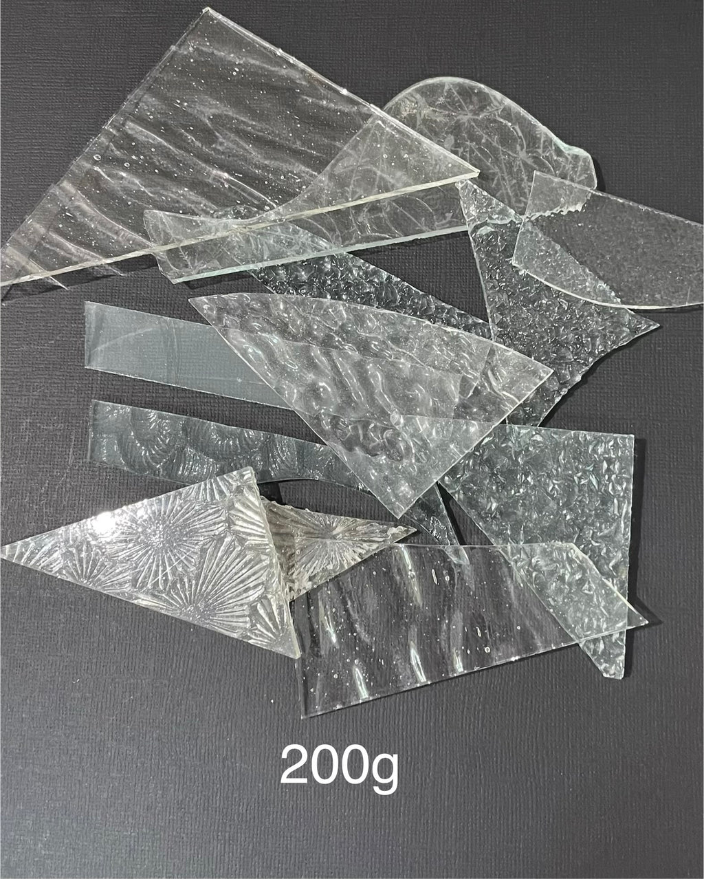 Stained Glass Pieces - Clear Textures