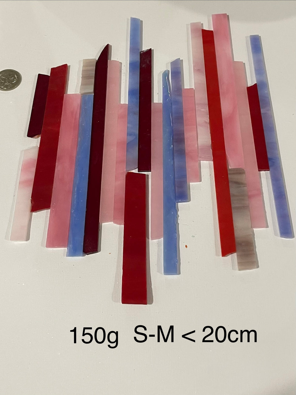 Stained Glass Strips - Sunset Mix Sml